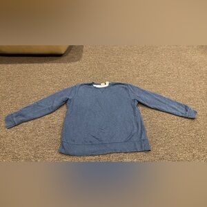 EUC! Covington Men's M Blue Sweatshirt crew warm fleece lined LS active top